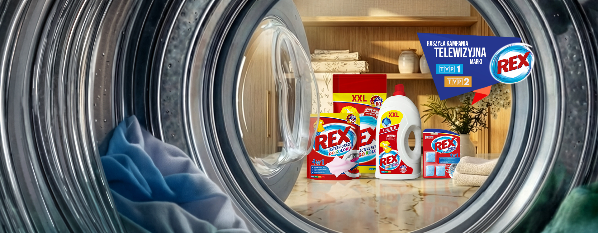 Photo - REX wraca! Robi to po swojemu: z telewizją oraz „sprytnym sposobem na pranie”.