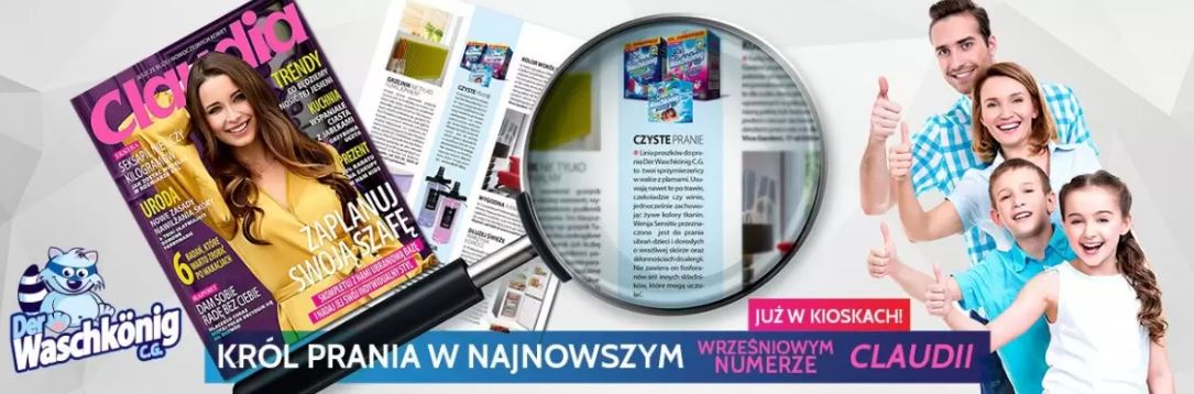 Der Waschkönig we wrześniowym numerze Claudii