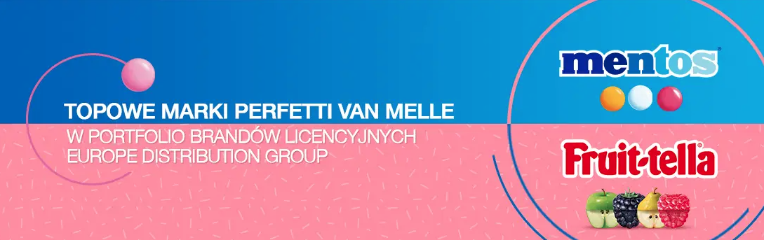Topowe marki Perfetti Van Melle w portfolio brandów licencyjnych EDG
