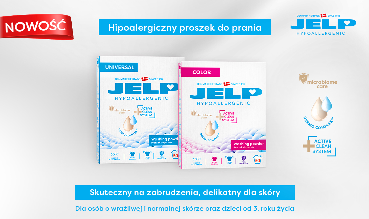 Nowa linia JELP HYPOALLERGENIC – z myślą o wrażliwej skórze